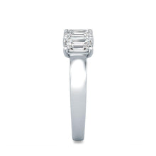 Load image into Gallery viewer, 5 Stone Emerald Cut Diamond Band
