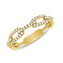 Load image into Gallery viewer, Diamond Chain Link Fashion Ring
